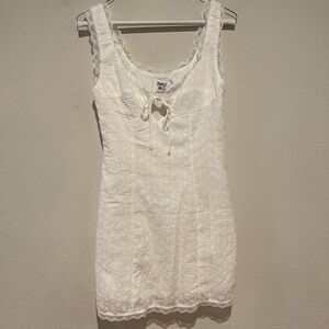 Princess Poly White Mini Lace Dress
